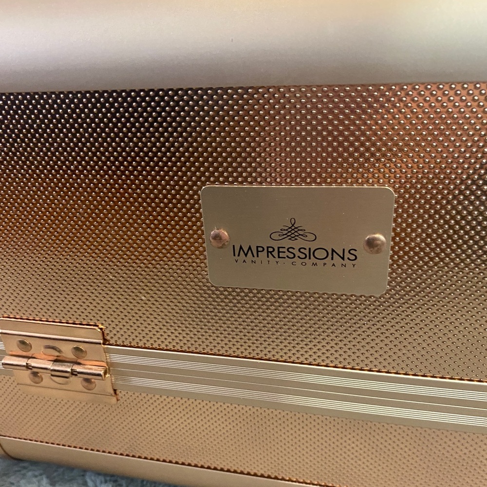 Impressions Vanity- Slay Case Makeup travel case (Rose Gold) - Picture 3 of 7